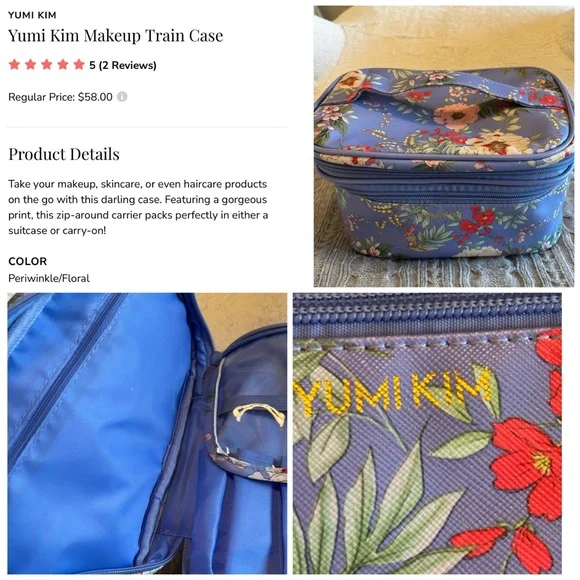 Yumi Kim Floral Makeup Train Case - Picture 11 of 13